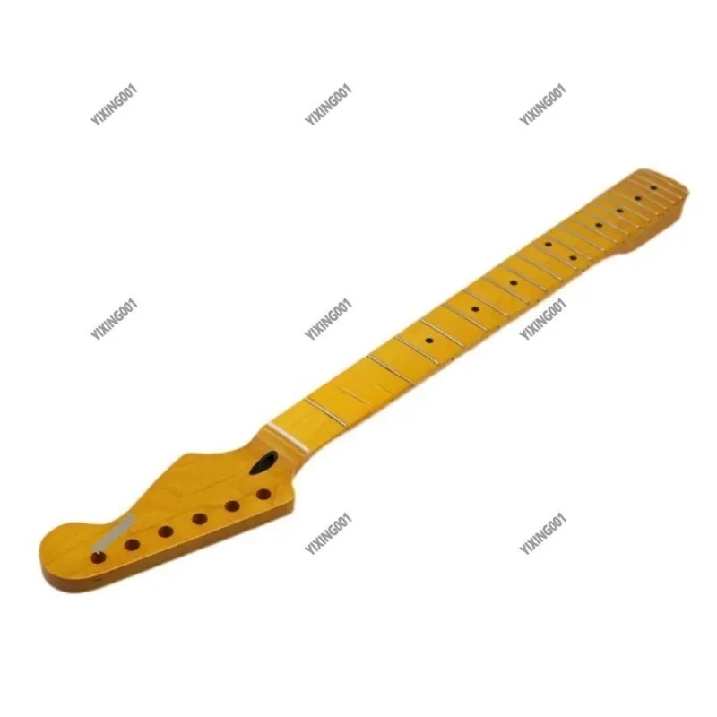 Golden Lacquer Hard Maple Guitar Neck Left Handed Musical Instrument Accessory