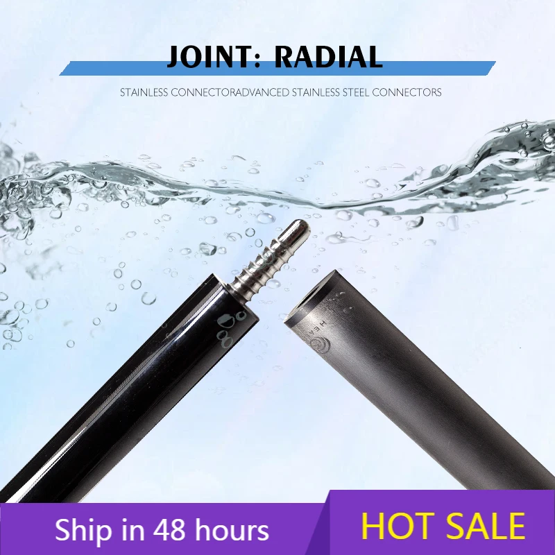 

POWER LEAP OKHEALING 1/2 Carbon Fiber Snooker/Billiard Cue - 12.4mm Tip & Radial Joint (Professional Grade Pool Cue)