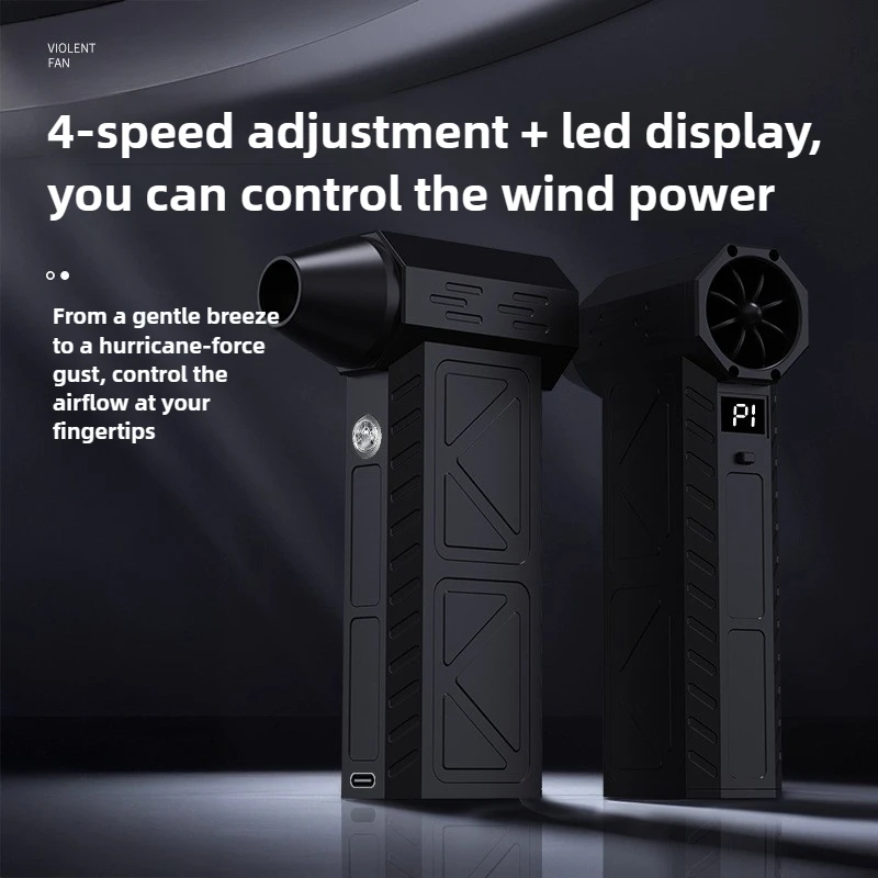 10000mAh 700g التوجه منفاخ الهواء منفضة الهواء الكهربائية فرش مروحة توربو صغيرة نفاثة 70 متر/الثانية سرعة الرياح إزالة الثلوج مجفف #2