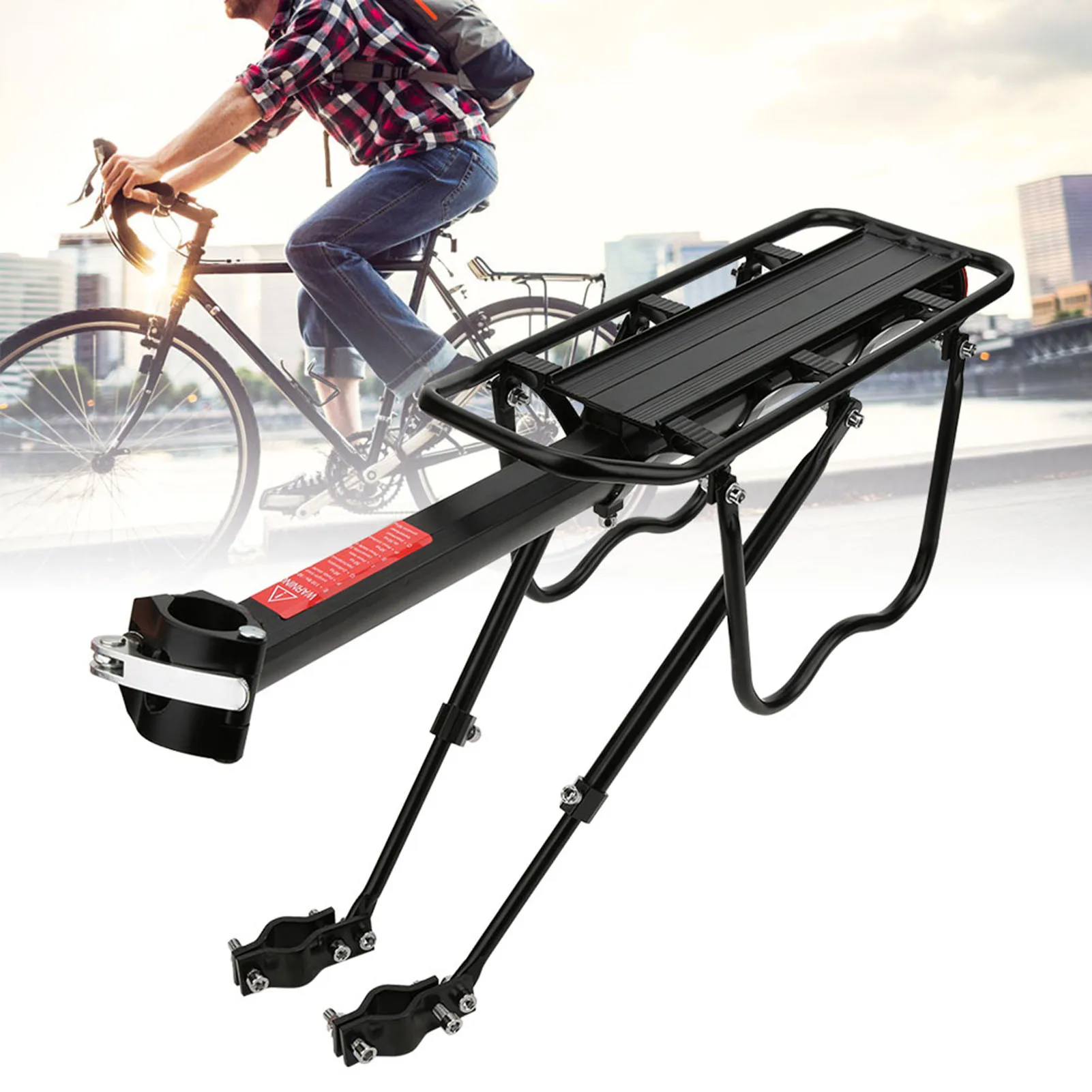 Carrier Rack Quick Release Bike Rack Universal Quick Release Touring Carrier Aluminum Alloy Bike Carrier Rack