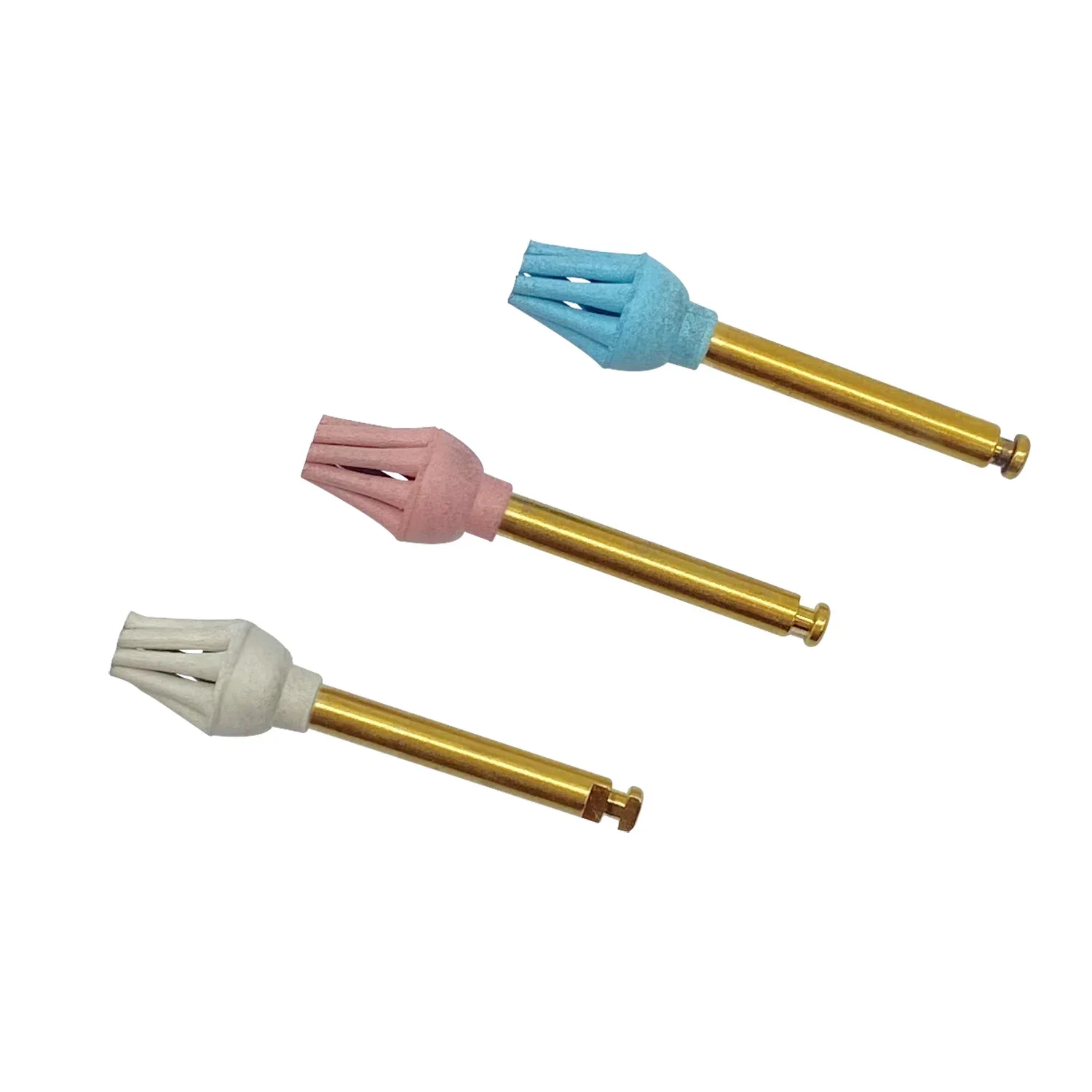 1/3Pcs Dental Rubber Polisher Composite Resin Polishing Diamond Polish Wheel Spiral Flex Brush Coarse Medium Fine Dentist Tools