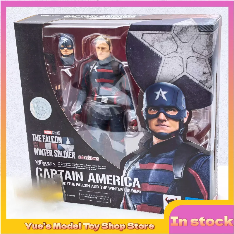 【In Stock】 Soul Limit SHF Captain Falcon Winter Soldier Agent John Walker Action Figure Model Toy Collection Gift
