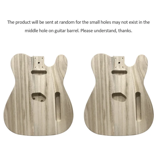 Barril de guitarra de arce, tipo madera pulida, barril de guitarra eléctrica, cuerpo de barril de guitarra de arce eléctrica para guitarra TL