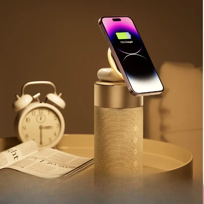 Charging bracket Bluetooth audio small speaker desktop night light