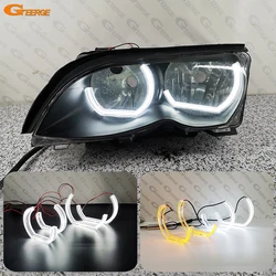 For BMW E46 Coupe Convertible Sedan M3 1998 - 2005 Excellent Ultra Bright DTM M4 Style Led Angel Eyes Kit Halo Rings