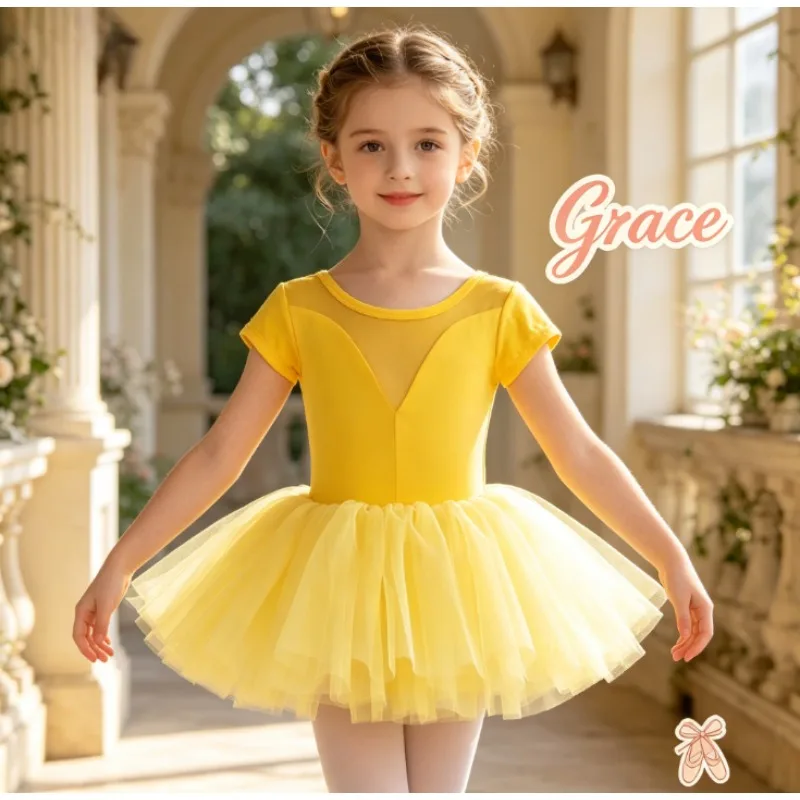 

Ballet Tutu Skirt 4‑Layer Tulle Mesh Half Skirt Soft Fluffy Lightweight Breathable Professional Performance Ballroom Dance Wear