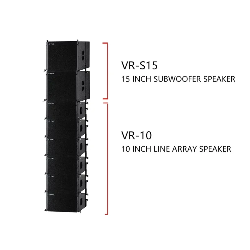 Outdoor 10 Inch Concert Stage Audio Sound System Passive Line Array Speaker
