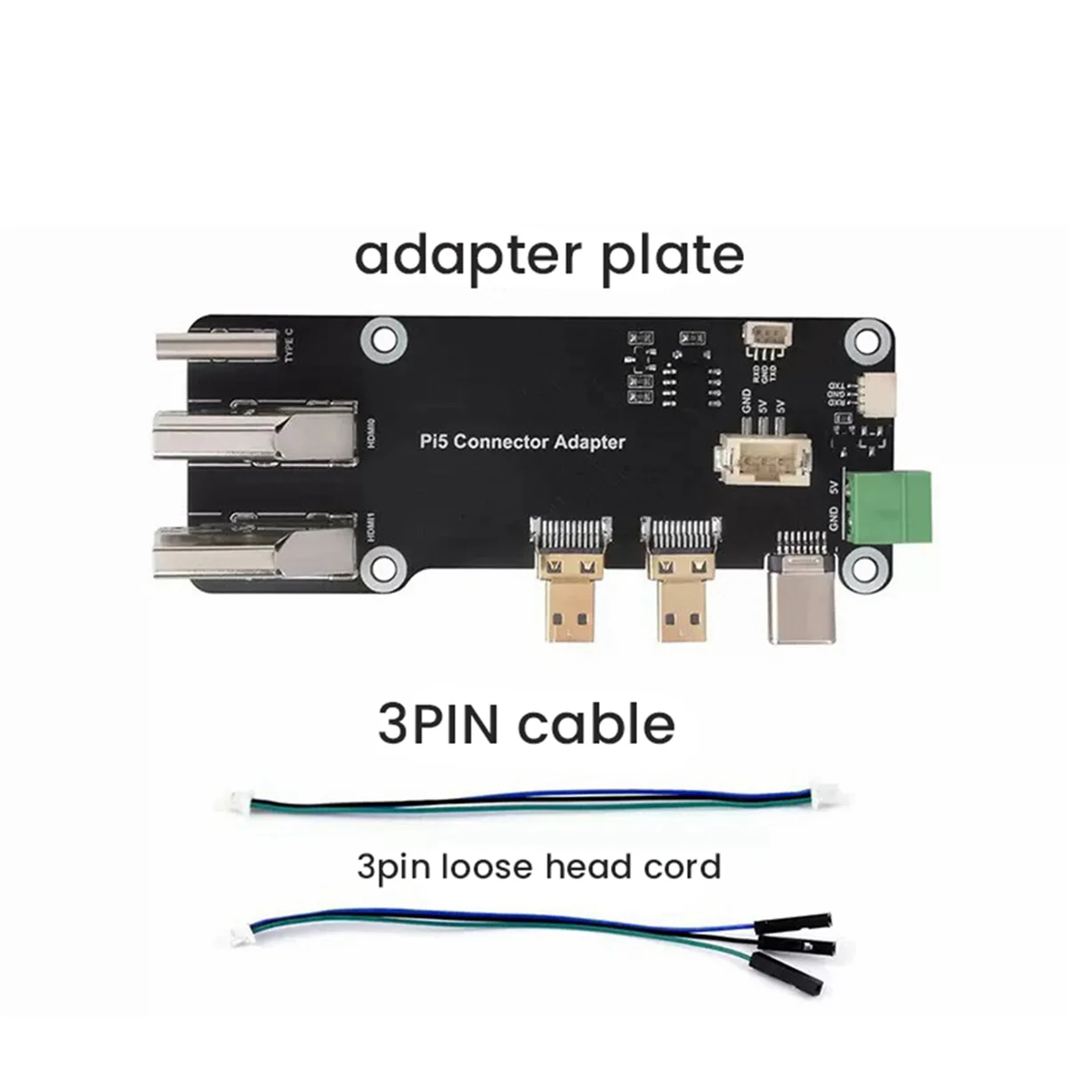 ABJG-para 5/4B Micro-Compatible con placa adaptadora HD compatible con salidas duales 4K