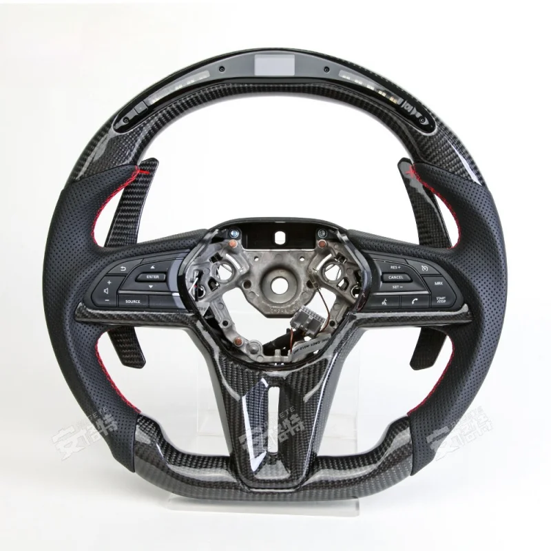 For Nissan GT-R R35 (2007-2016) LED Steering Wheel Upgrade Assembly (Old-to-New Modification Part)