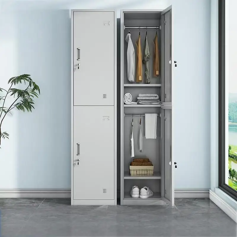 School Gym Steel Storage Lockers File Cabinet Metal Wardrobe Steel Cupboard Locker Staff Clothes Storage Cabinet