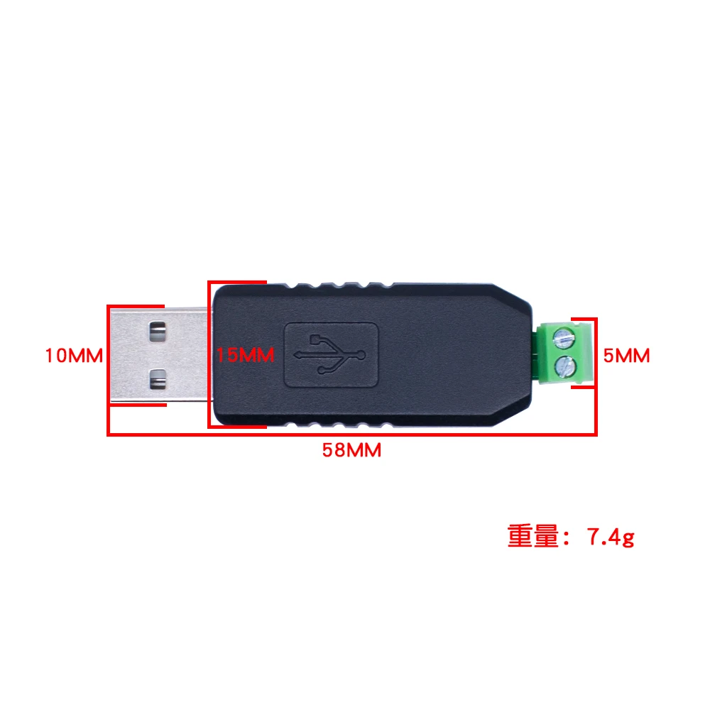 Supporto adattatore convertitore da USB a RS485 485 3.3V Win7 XP Vista Linux macOS WinCE5.0