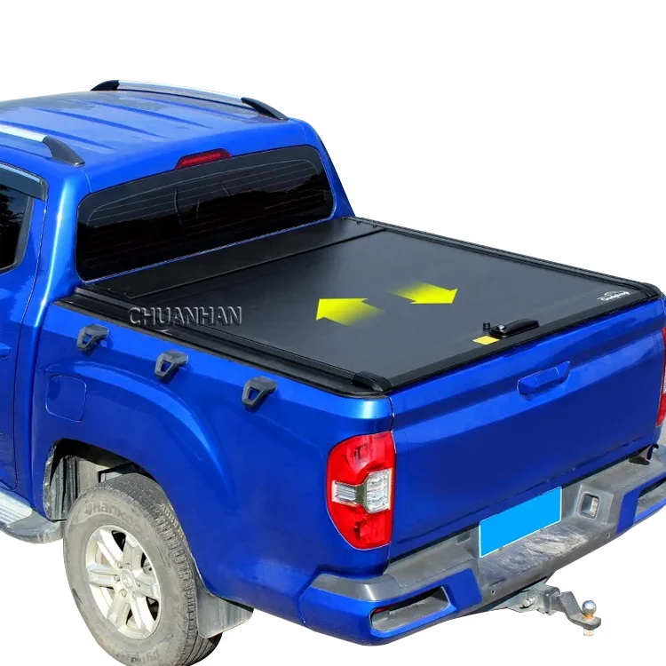 

Picup Truck Bed Cover Hard Aluminum Roller Lid Retractable Triton Tonneau Cover for Ram 1500 2500 Mazda Bt50