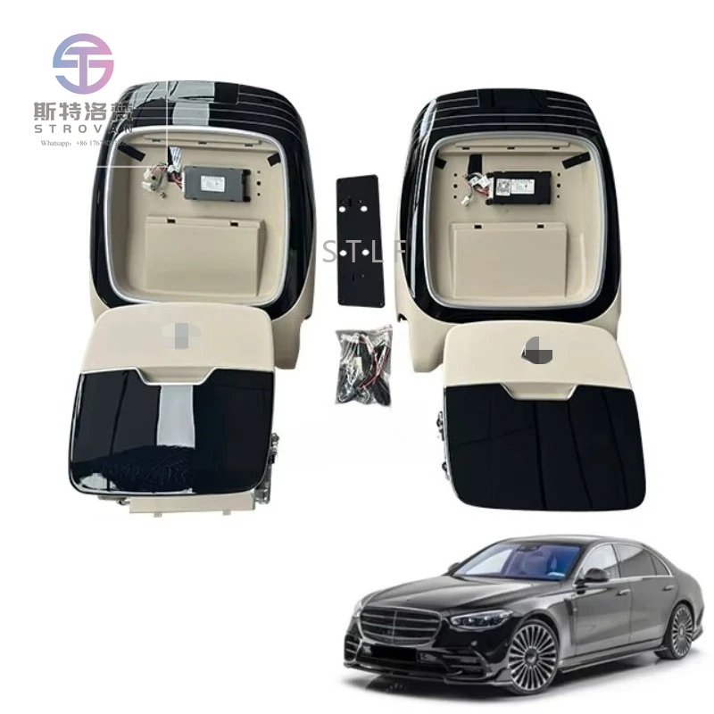 

Для Mercedes Benz S-Class W223 Роскошный автомобильный офисный стол Высокая электрическая маленькая кожаная настольная панель Удобная модификация интерьера