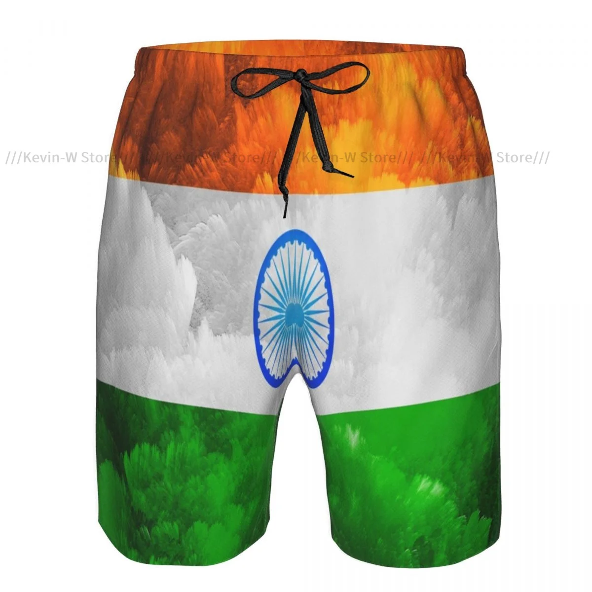 

Летние мужские купальники, дышащие быстросохнущие трусы с индийским флагом для бега, тренировок, серфинга