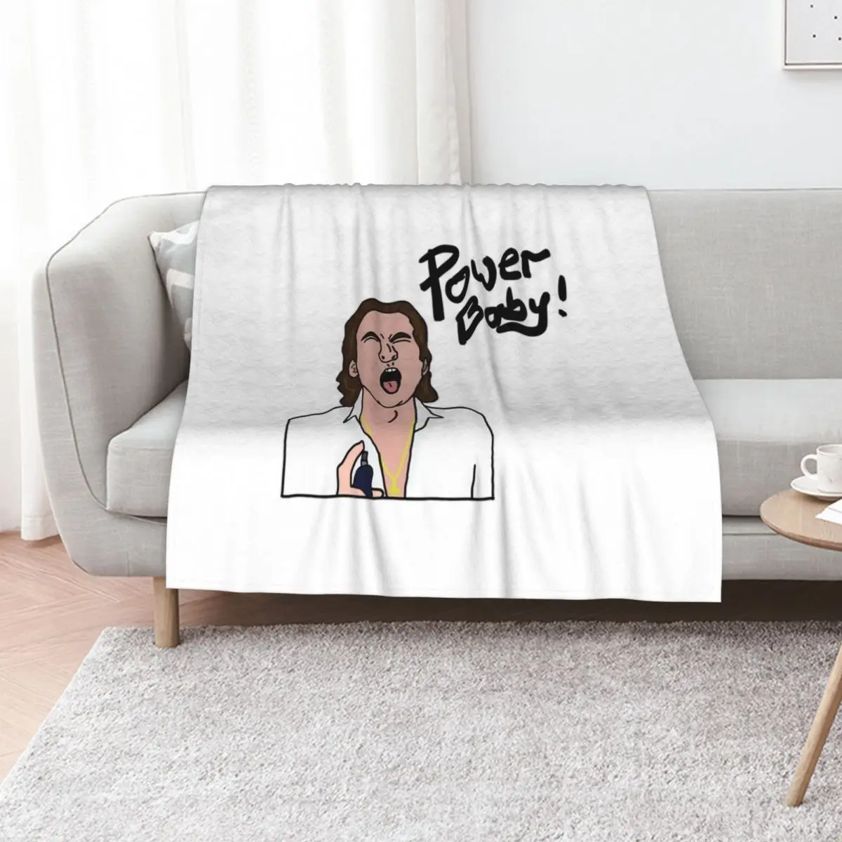 Jeremy Fragrance Power Ba Throw Blanket Cute Blankets For Sofas Sleeping Bag Weighted Luxury Throw Retros Blankets