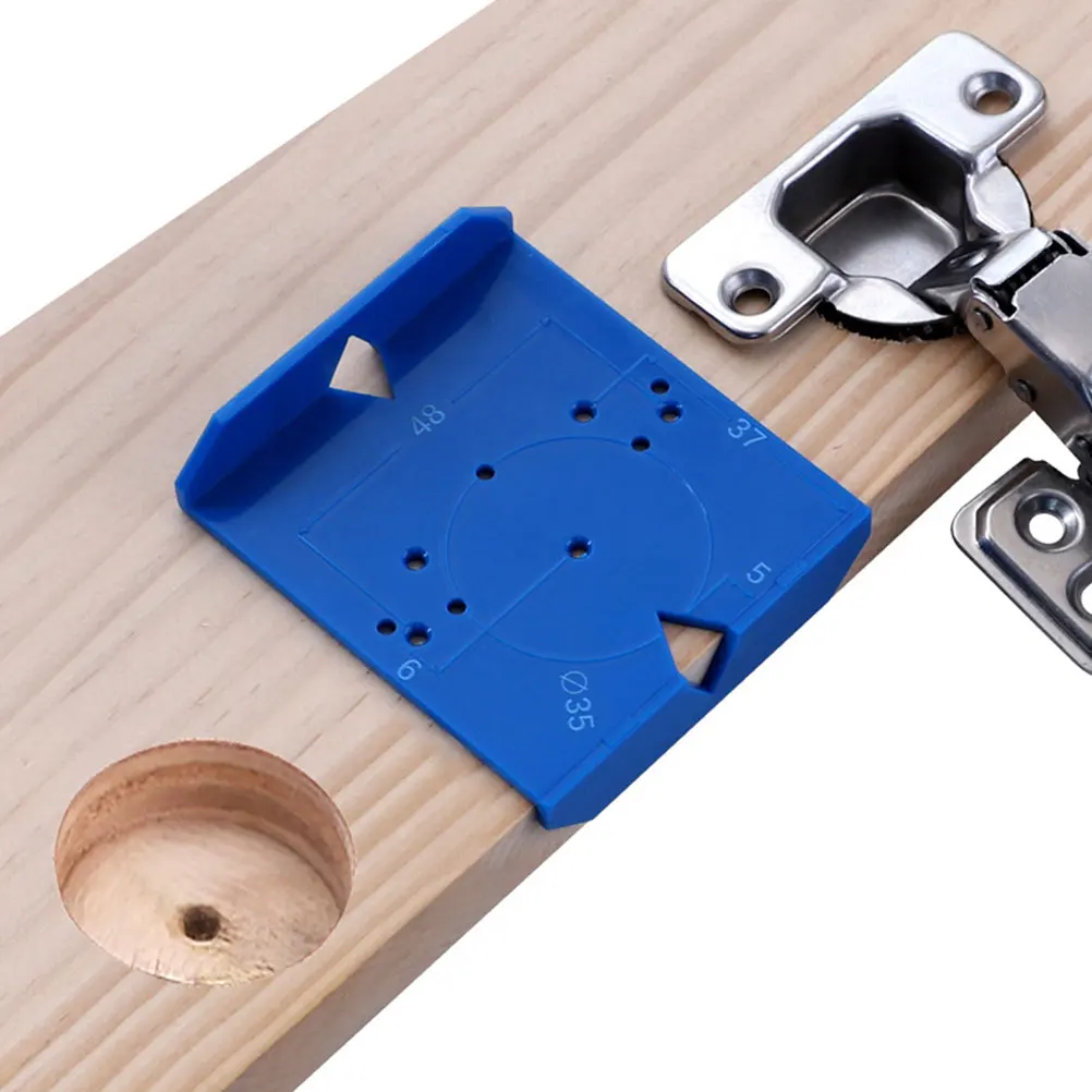 

Concealed Hinge Jig Small Size Door Hinge Positioning Tool for Drilling Depth Control Cupboard Door Template Cabinet Hardwares