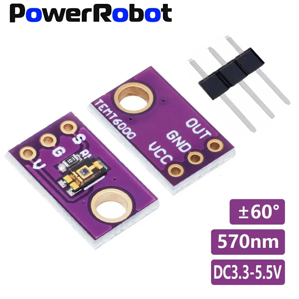 2PCS Smart Electronics TEMT6000 An ambient light sensor Simulate the light intensity module Visible light sensor