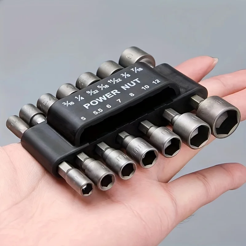 Powerful Socket Inner Hexagonal Wrench Hexagonal Handle Screwdriver Socket Extension Rod Pneumatic Screwdriver Insert Tool Set