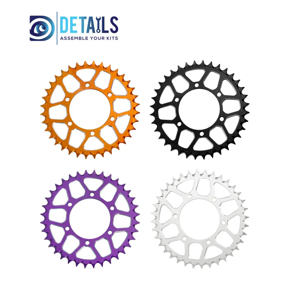 

Hobby Details 7075 Aluminum Rear Brake Rotor Brake Disc for LOSI 1/4 Promoto MX Motorcycle A:Black B:Silver C:Purple D:Orange