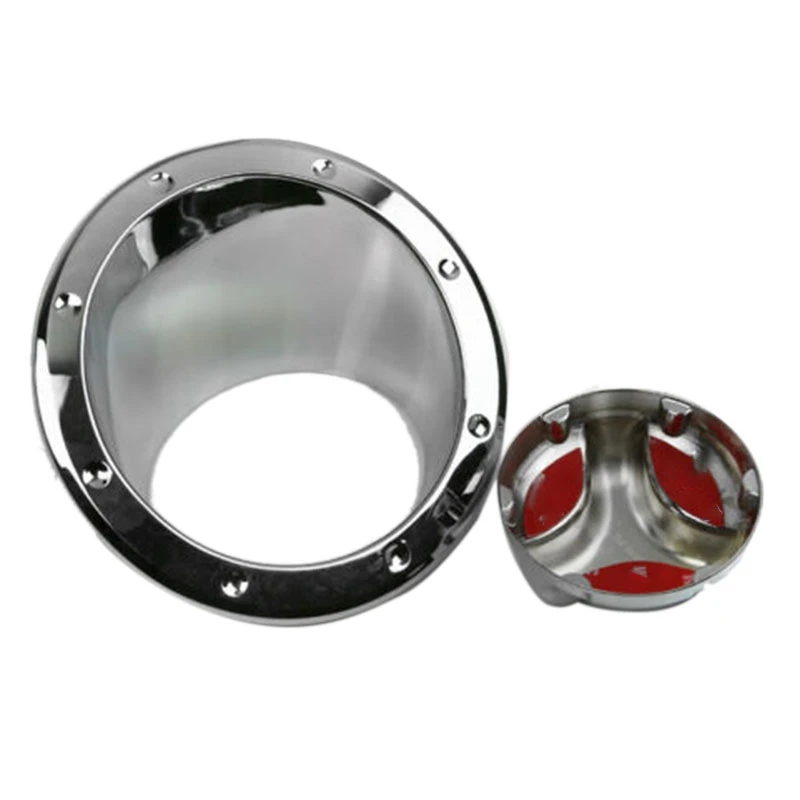 Cubierta de tanque de Gas de coche, tapa de bisel de puerta de combustible, moldura cromada para Hummer H3 2006-2010