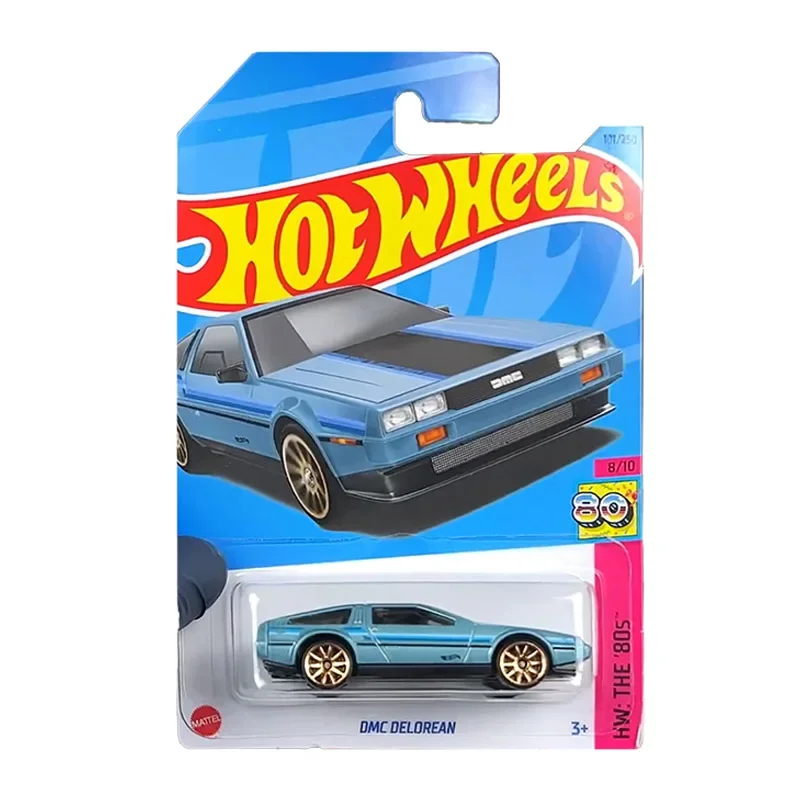 Hot Wheels 1:64 Back to The Future III Time Machine 1955 87 Toyota Pickup Truck Ford Super De Luxe DMC Delorean Diecast Car Toy