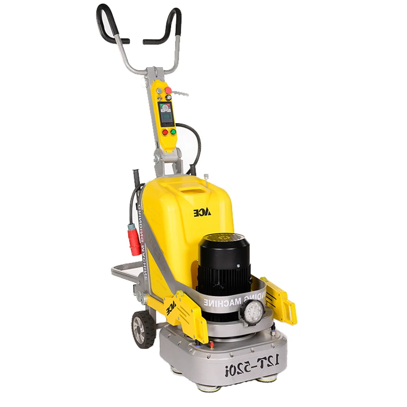 Polidor e moedor de concreto eficiente 12T-520i para acabamentos lisos de piso