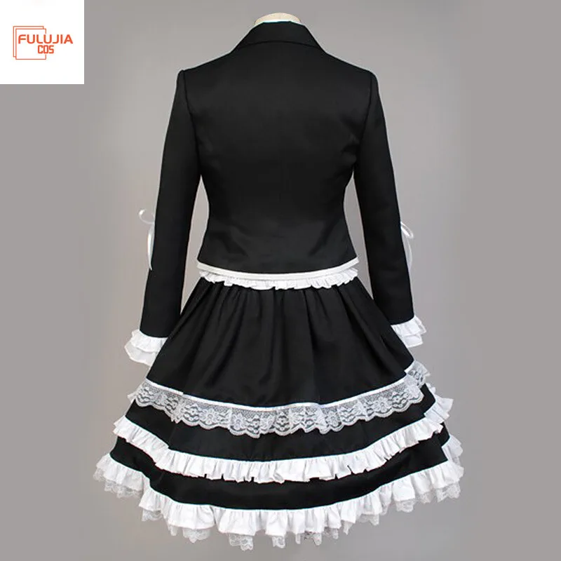 Fulujiacos Celestia Ludenberg Cosplay Costume Yasuhiro Taeko Cosplay Wig