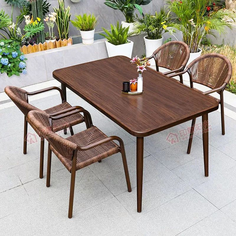 Minimalist Designer Garden Furniture Sets Modern Creative Garden Furniture Sets Trendy Relaxing Tuinmeubelsets Salon Furniture