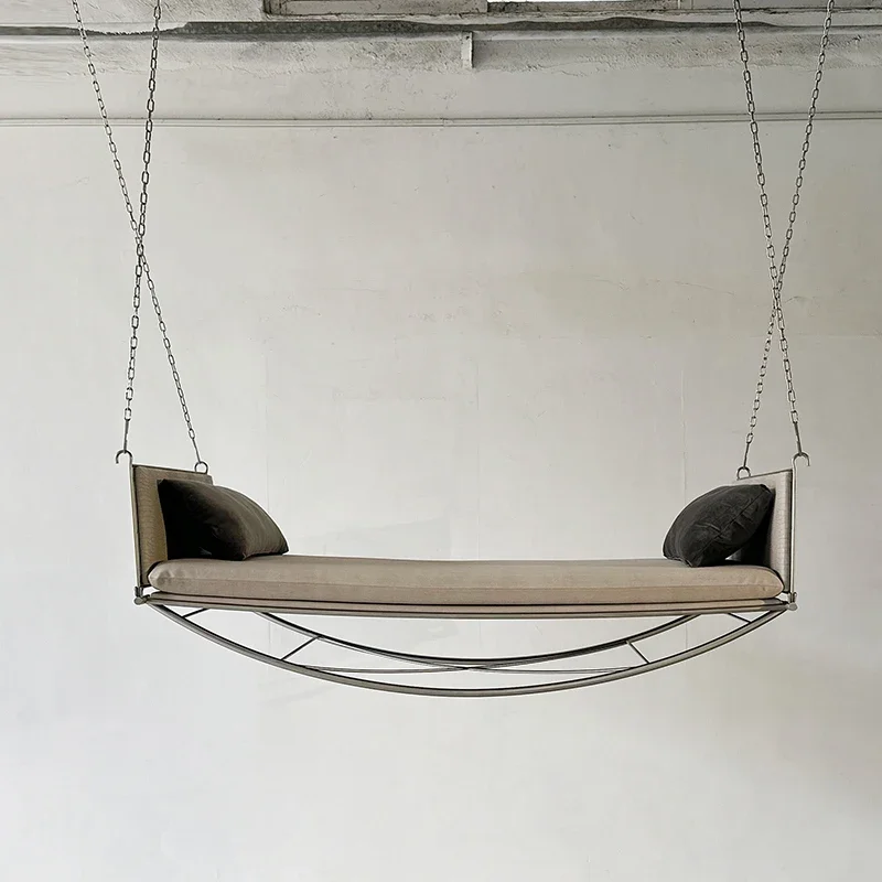 Bed Metal Modern Safe Aesthetics Confortable Relax Bed Hanging Design Fashionable Muebles Furniture