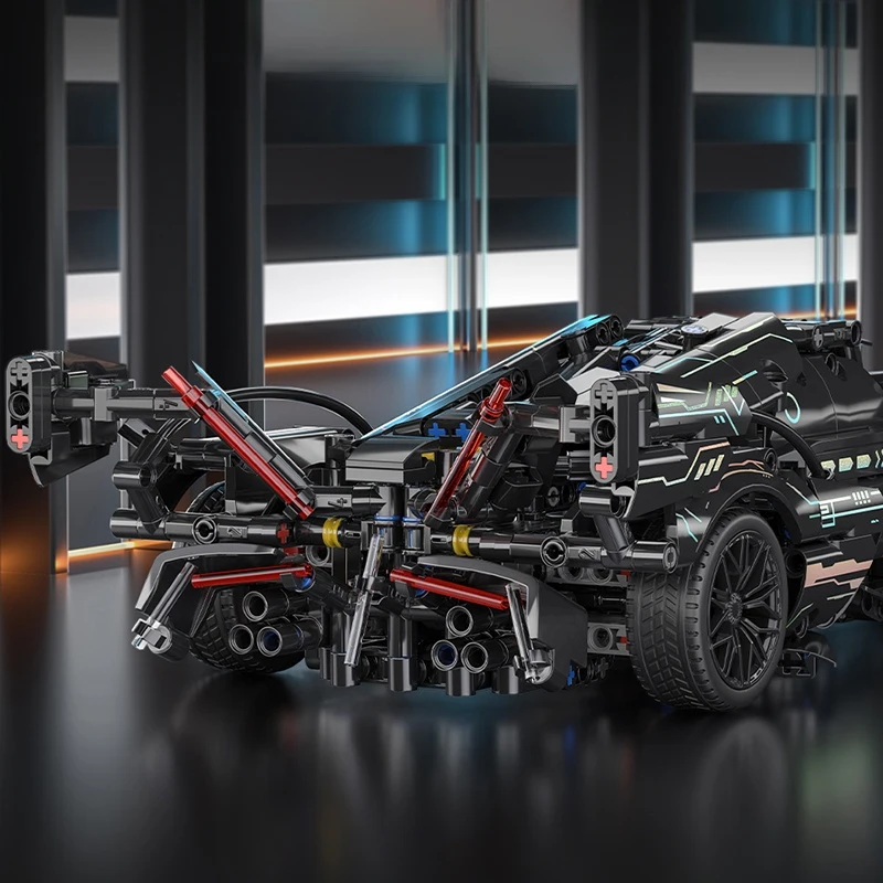 Más de 1000 Uds. V12 modelo de coche de carreras juguetes de bloques de construcción súper coche técnico DIY ciudad vehículo ladrillos Set chico y adulto regalo de vacaciones