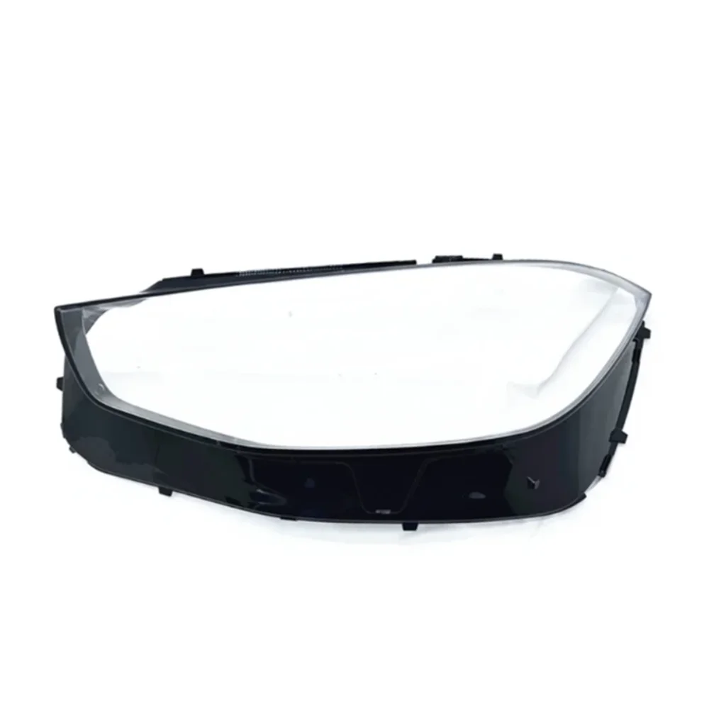 HTTCY لمرسيدس بنز S الفئة W223 S320 S450 S500 2021-2023 الجبهة سيارة غطاء المصباح عدسة قذيفة غطاء المصباح عاكس الضوء كشافات