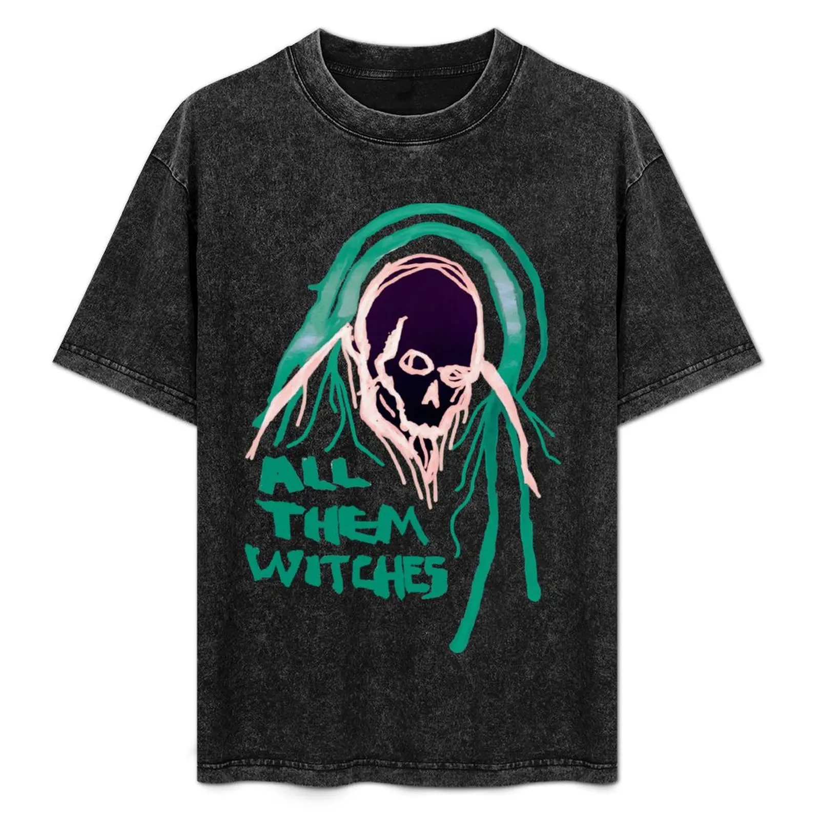 

All them witches ATW colourful skull T-Shirt Anti-Pilling Casual T-Shirt
