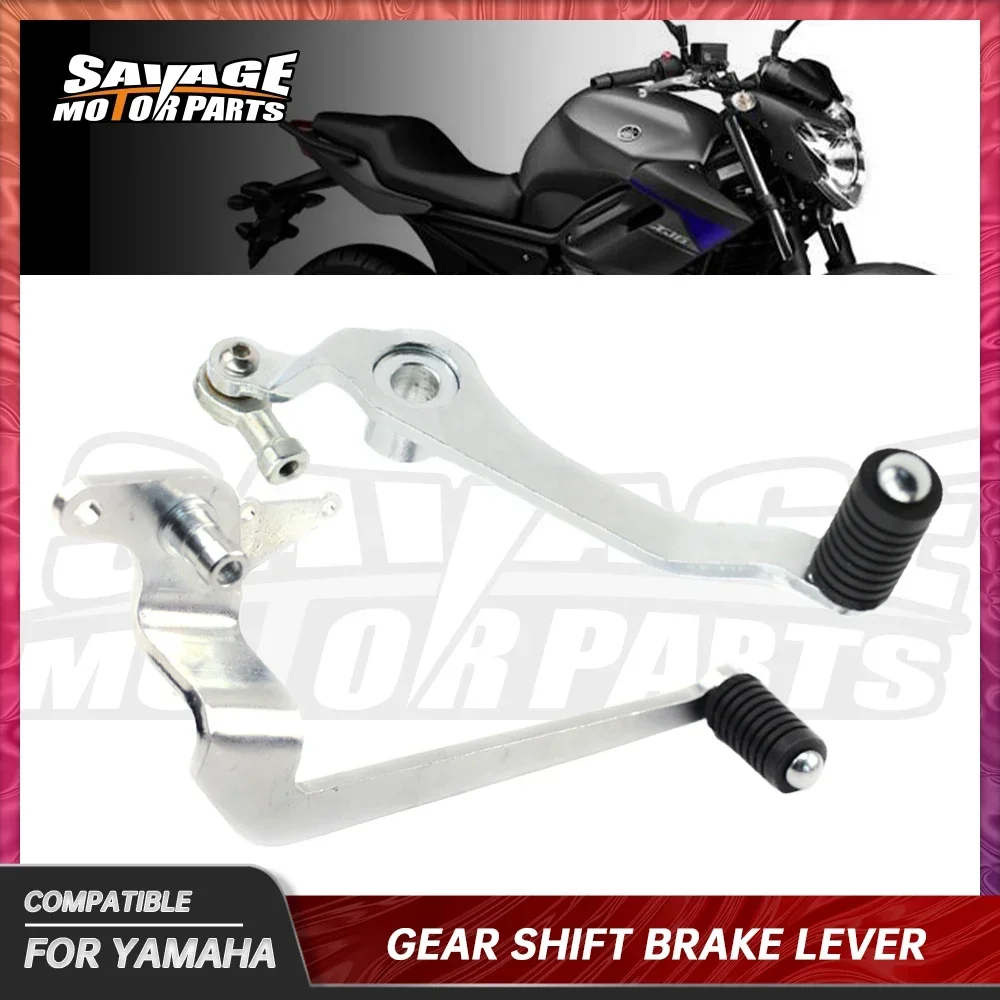 

Left Shift Lever Pedal Brake Levers For YAMAHA FZ6R XJ6 Diversion F XJ 6 Motorcycle Accessoris Gear Foot Rest Shifter Pads