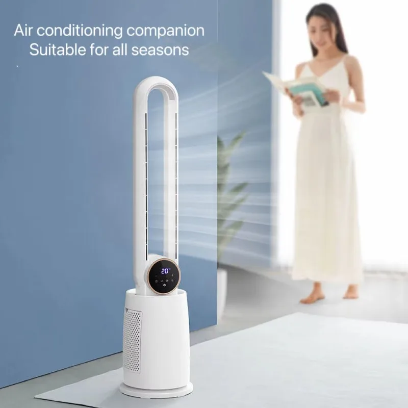 

wholesale high quality floor tower fan remote control intelligent electric bladeless cooling fan