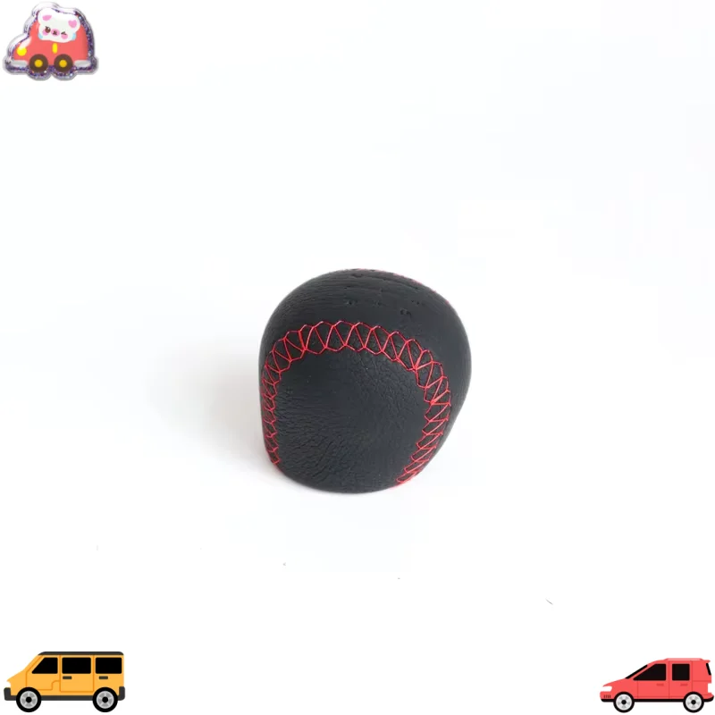 for Leather Stitched Shift Knob Gear Head Car Gear Lever Suitable for Saab - Black Red Brown Blue Gear Change Knob
