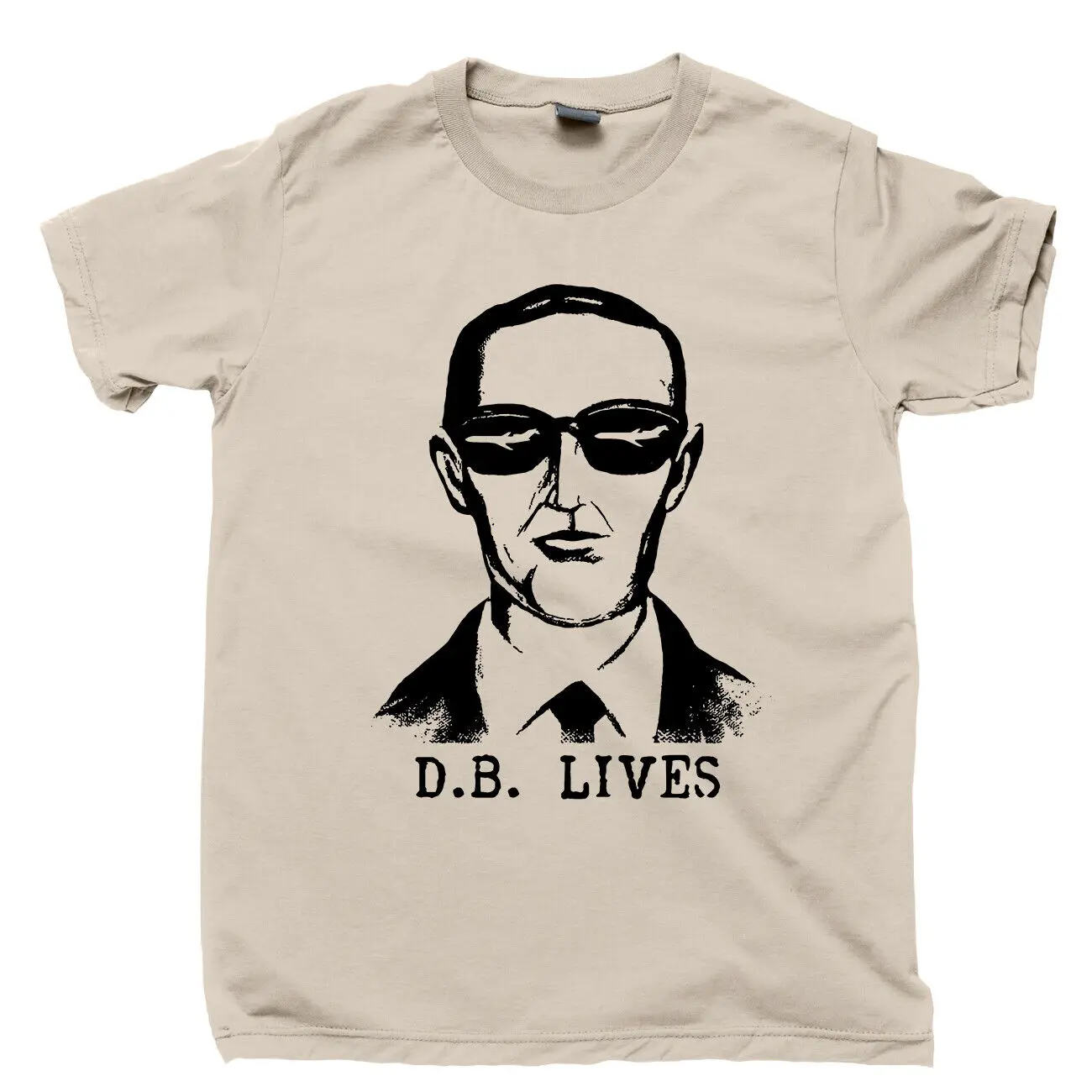 DB Cooper T Shirt Air Plane Hijacker Skydiving Parachute Ransom Bills Poster Tee