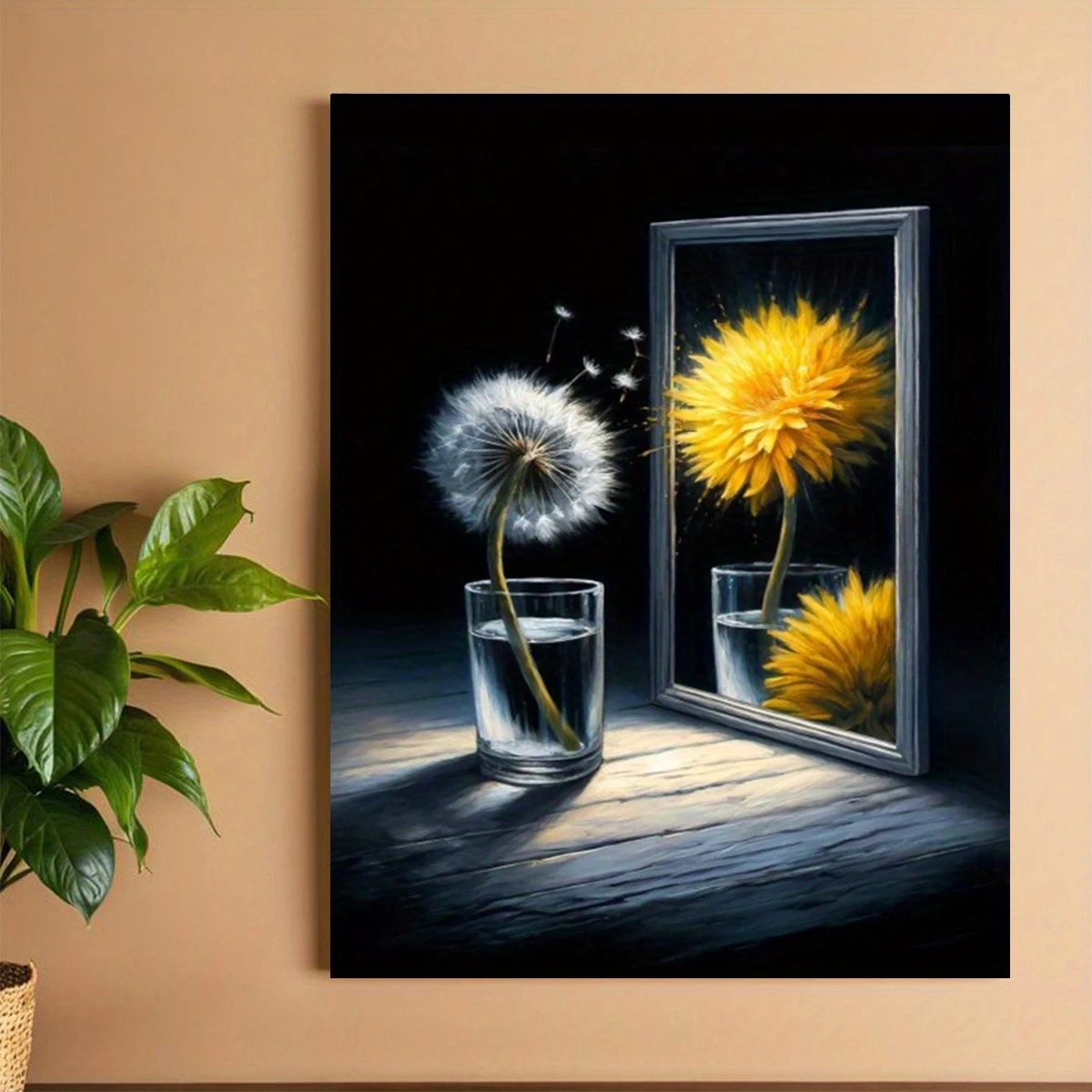500/1000/1200/2000 PCS Jigsaw Puzzles Dandelion and Chrysanthemum,Family Activity Games DIY Puzzle for Room Home Decor Gift