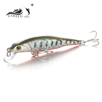 LTHTUG NEW Pesca Fishing Lure Noise Jerkbait Suspending Minnow 70mm 5g Hard Artificial Bait For Pike Perch Bass Trout Chub