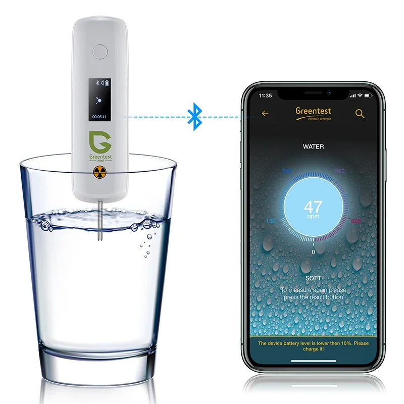 GreenTest-Mini ECO-Radiação Detector De Água, Nitrato