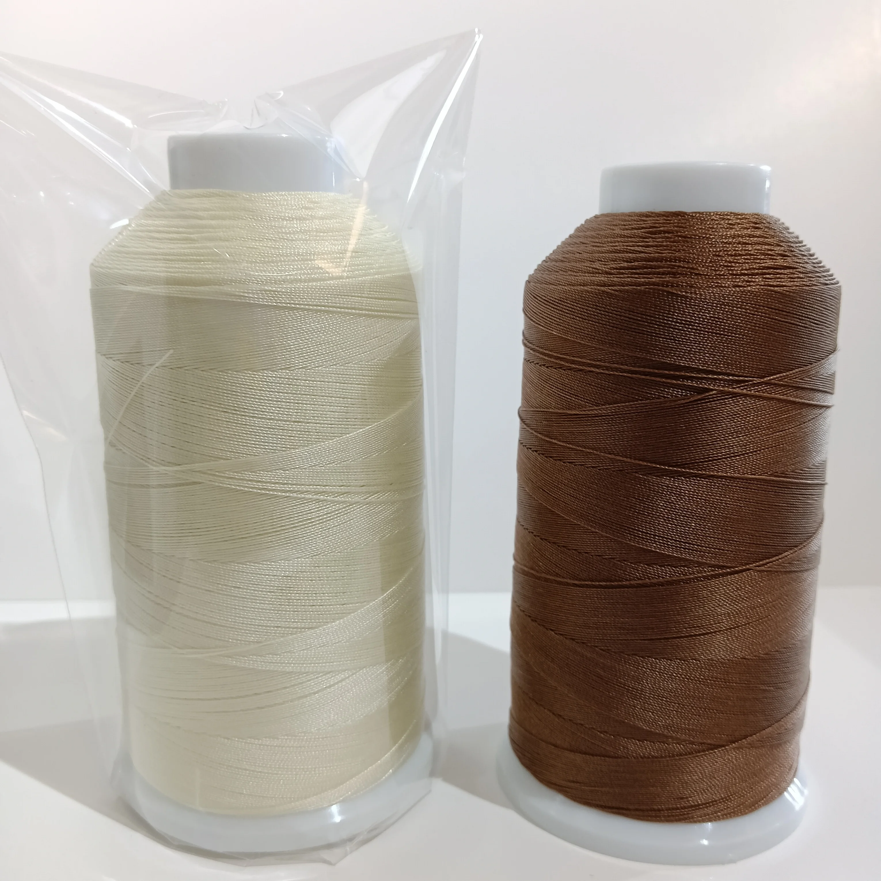

Bonded Nylon Pro Thread Sewing Leather Upholstery Jeans Weaving Hair Thread for hair extension wig making