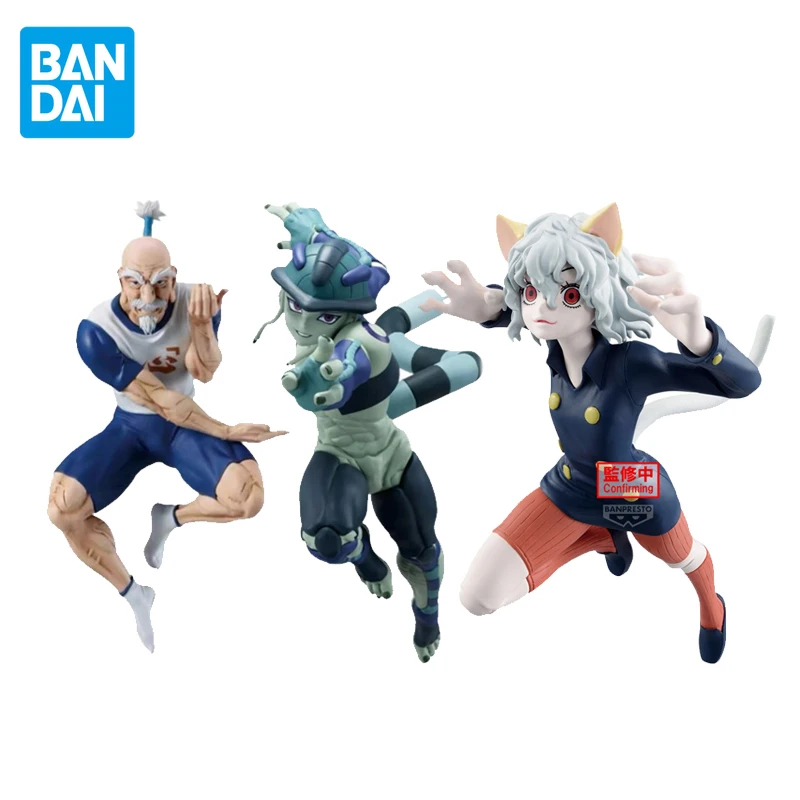 

BANDAI Original Banpresto HUNTER HUNTER Vibration Stars Neferpitou Meeleem Netero Anime Action Figures Toy Kids Gift Model