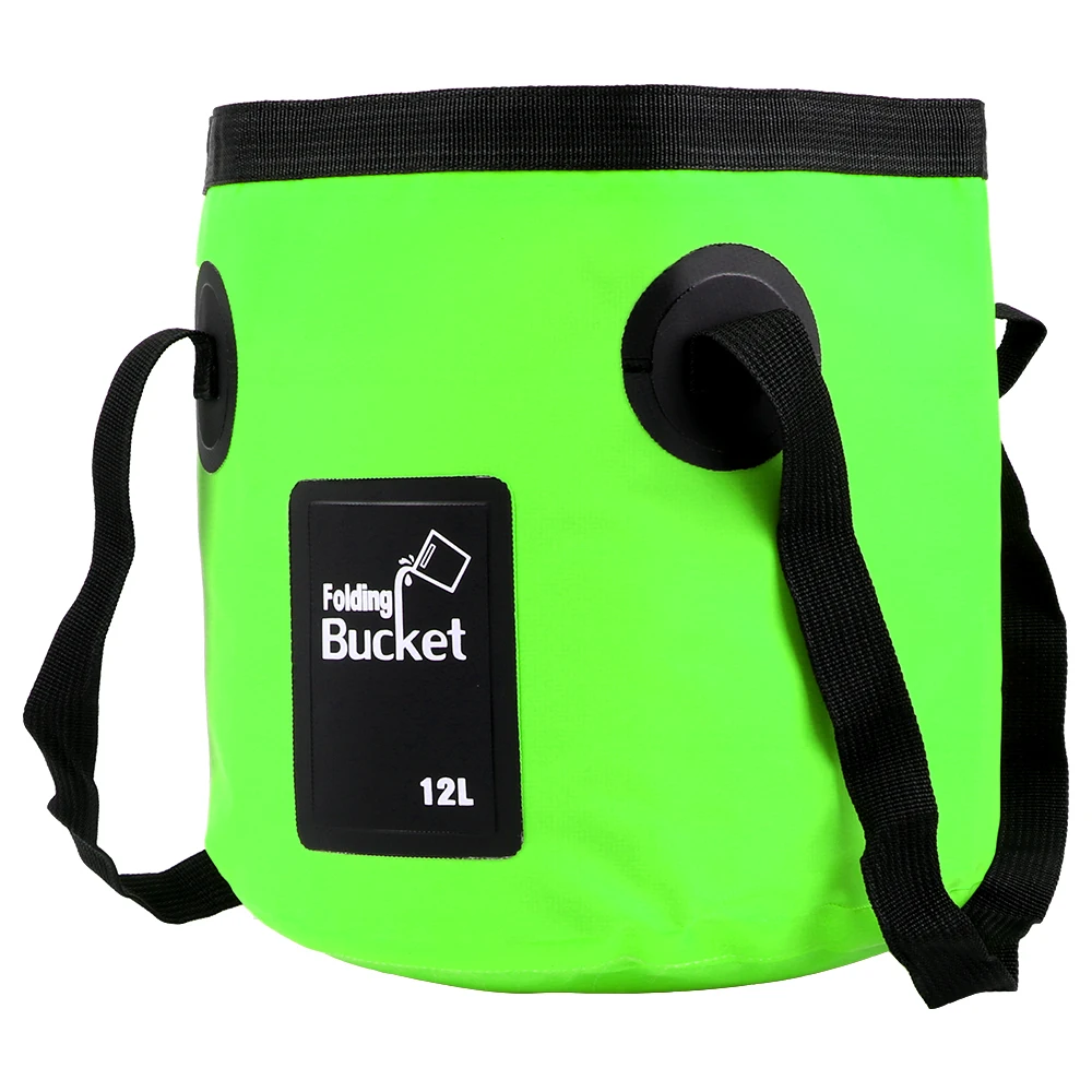 Bowl Sink Washing Bag Portable Outdoor Travel Foldable Water Bucket 12L Car Wash Bucket Folding Bucket Multifunction view 6