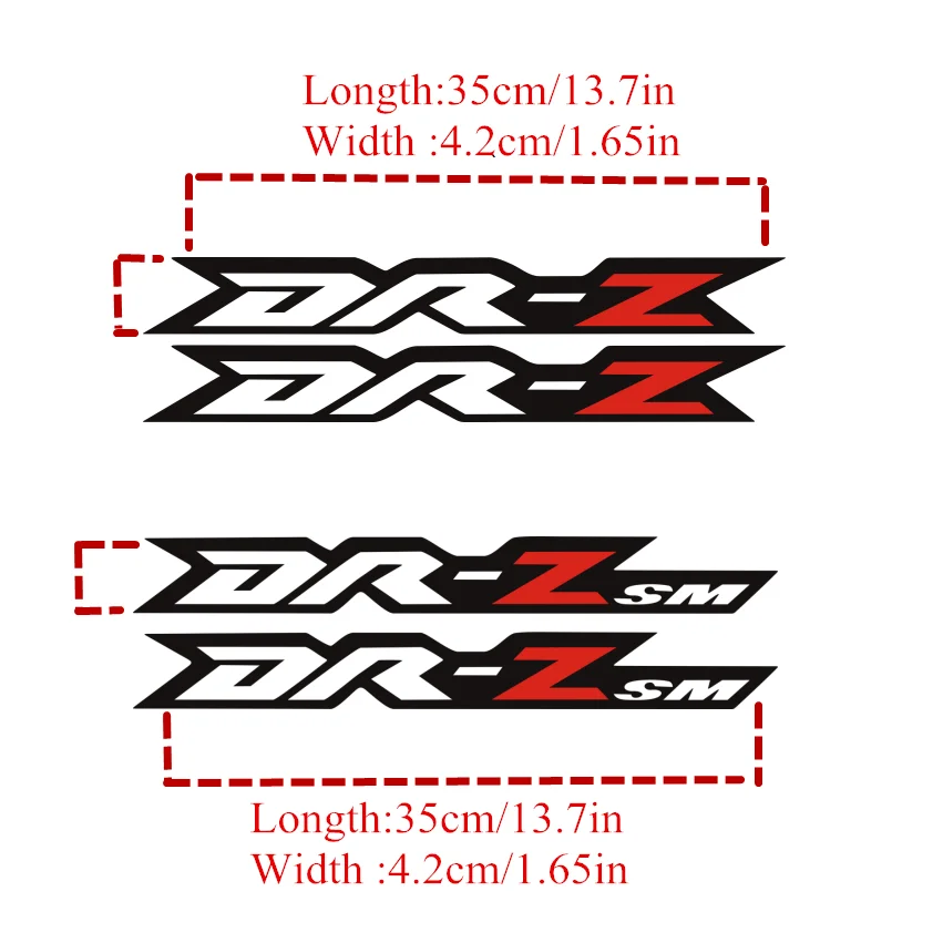 Motorcycle Accessories STICKERS FOR  DRZ 400 400SM 400S E 125 250