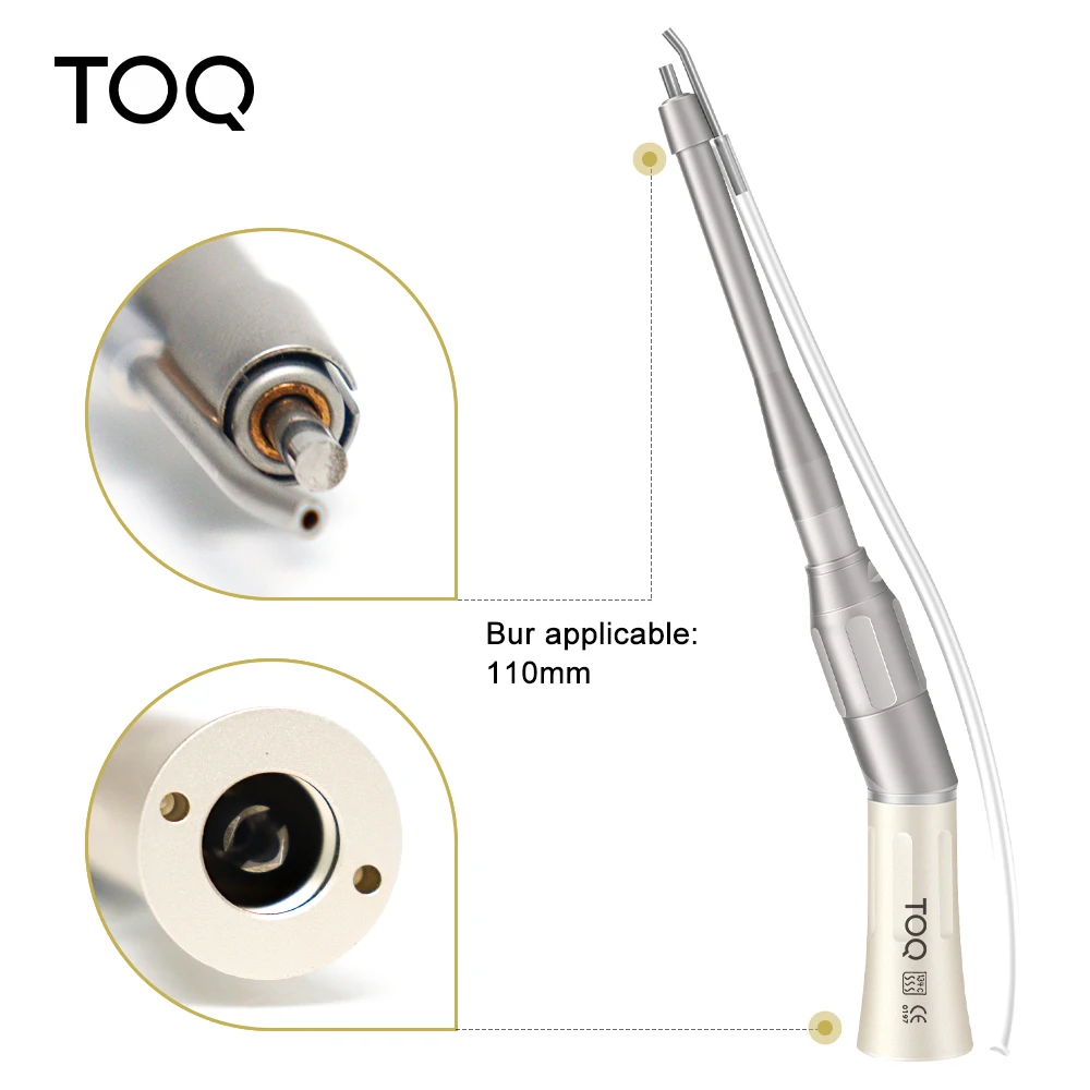 Dental Low Speed Handpiece 20 degree Angle Micro Surgery Surgical Straight Handpiece External Water Spray