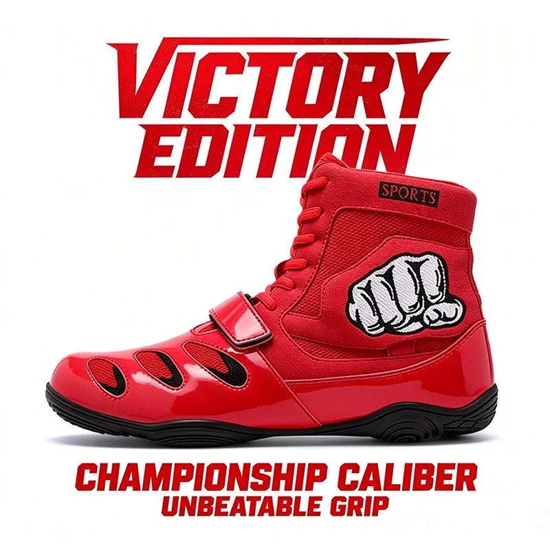 New Style Professional Boxing Shoes Men Comfortable Boxing Sneakers Breathable Wrestling Fighting Shoes Non Slip Combat Sneakers