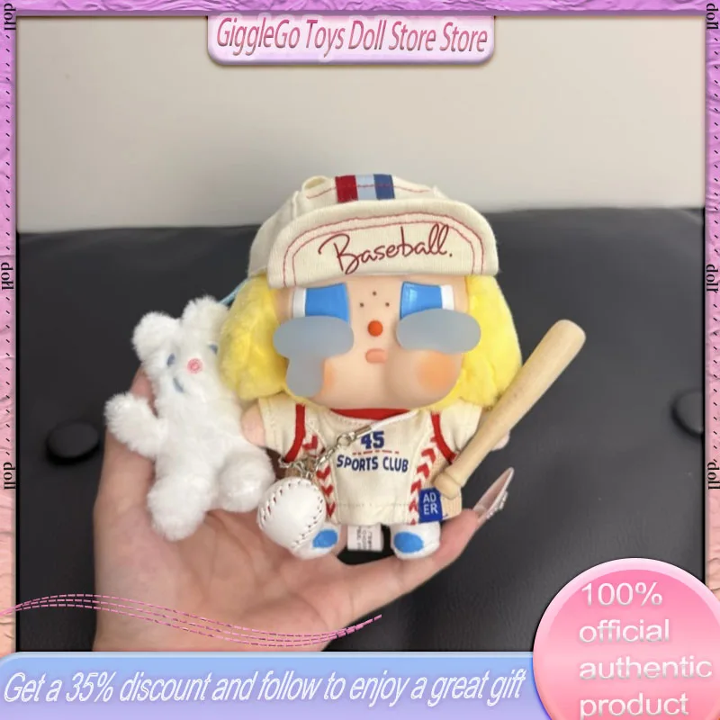 

Новая ручная работа для бейсбольного мальчика для одежды Crybaby, которую можно носить, виниловая подвеска, кукла 13 см, можно заменить, подарок своими руками, без куклы