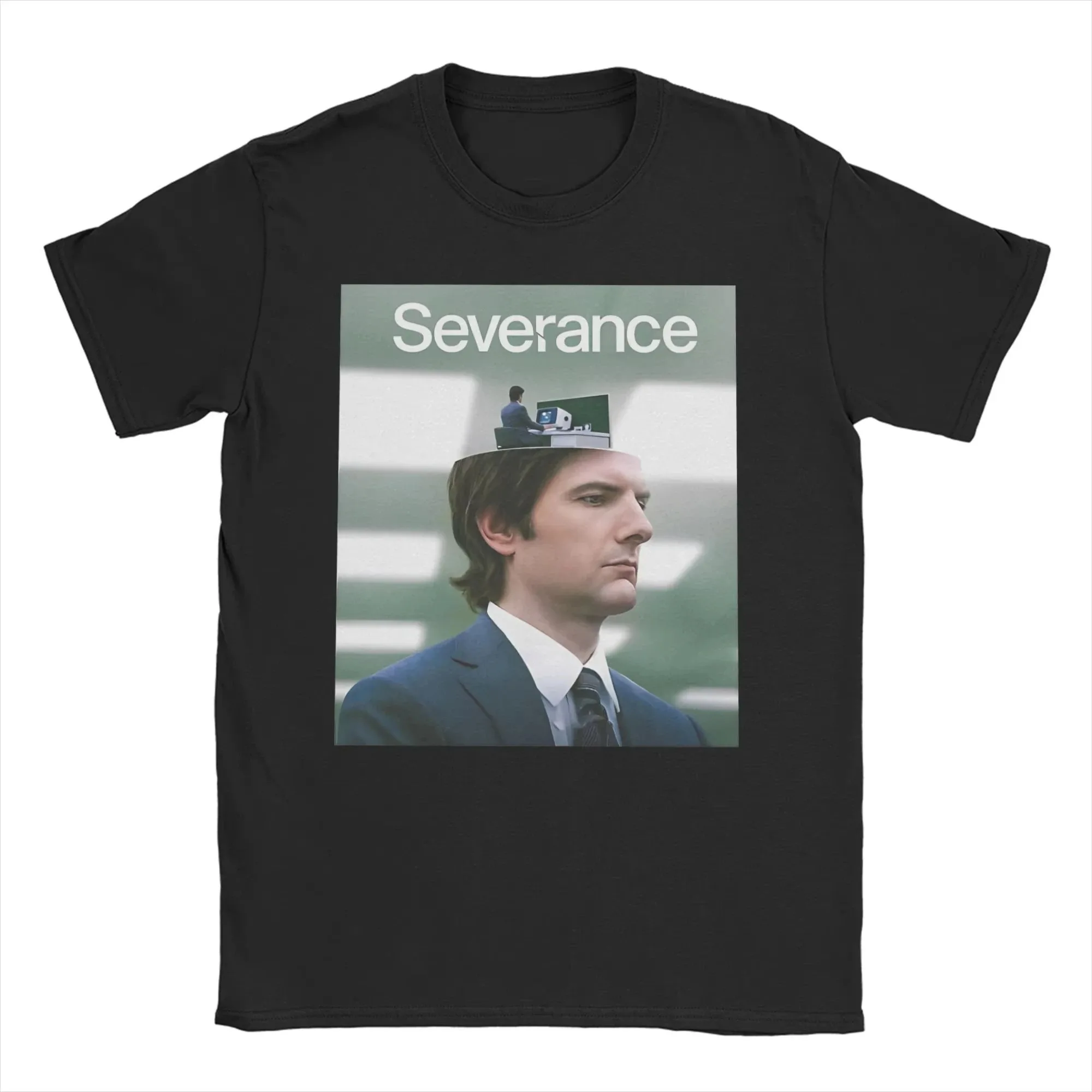 تي شيرت Lumon Industries Macrodata Refinement Severance تي شيرت Homme Vintage Tee Col Rond Émission De Television Tops Marchandise