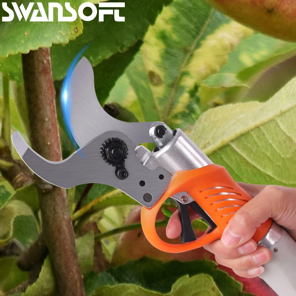 Cordless Pruner Lithium-ion Pruning Shear Efficient Fruit Tree Bonsai Pruning Cutter Landscaping Electric Tree Branches Pruner