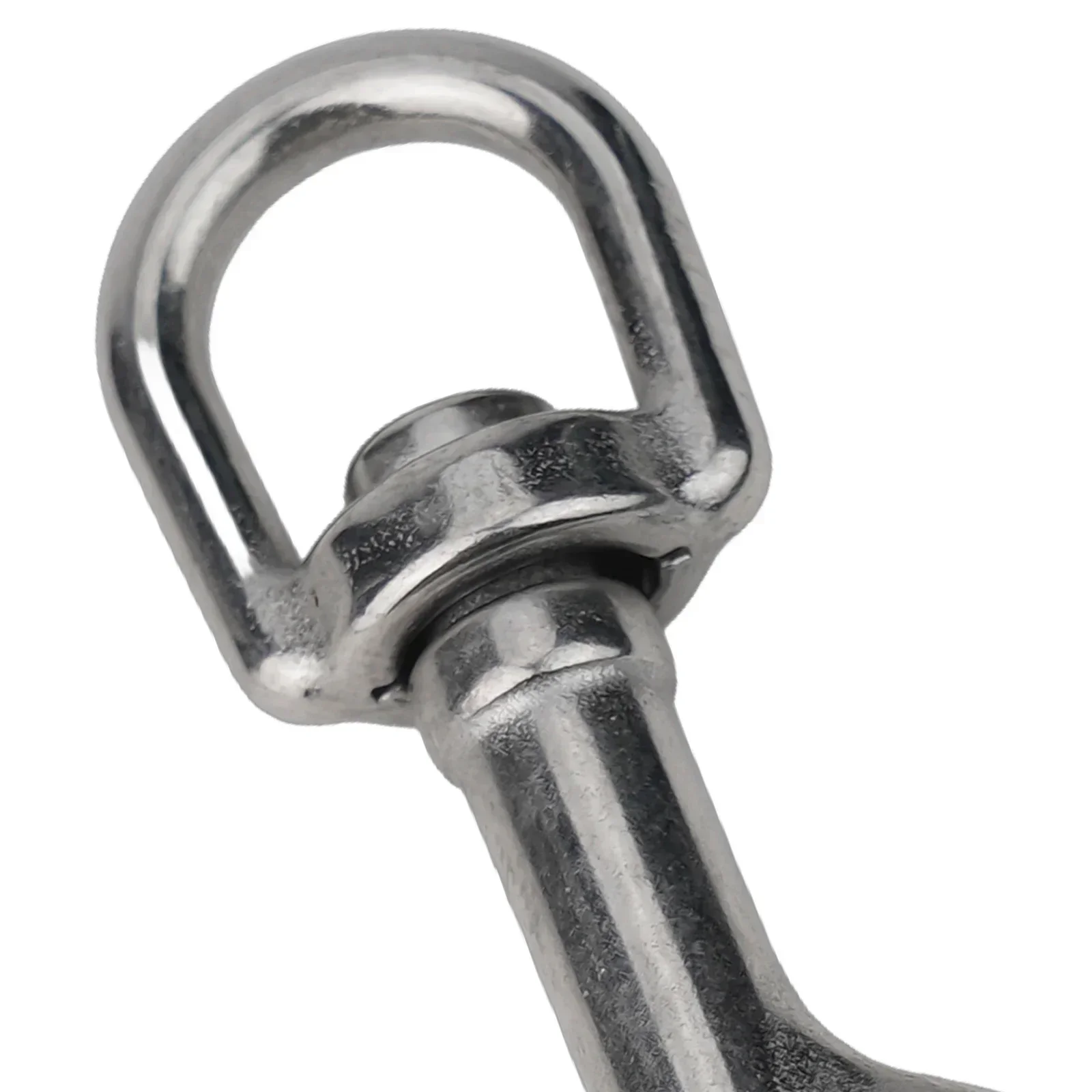 Perno giratorio de acero inoxidable para buceo, gancho de resorte a presión para equipo de esnórquel para mascotas, de plata 316, 1 piezas