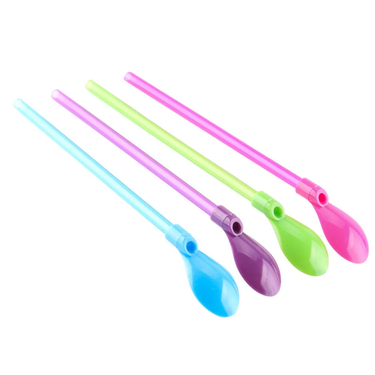 

6 Pcs Drinking Detachable Reusable Spoons Coffee Stirrers Party Mixing for Drinks Pouch